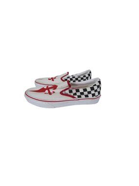 ONE OF A KIND Vans NWOB Off the Wall Red/Black/White Custom Sneaker, W-8M M-6.5M